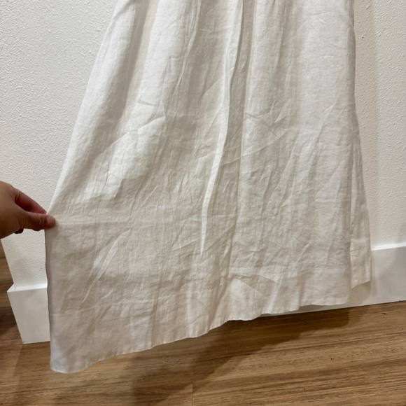Aritzia Wilfred White Eleta Linen Maxi Dress - Picture 12 of 15